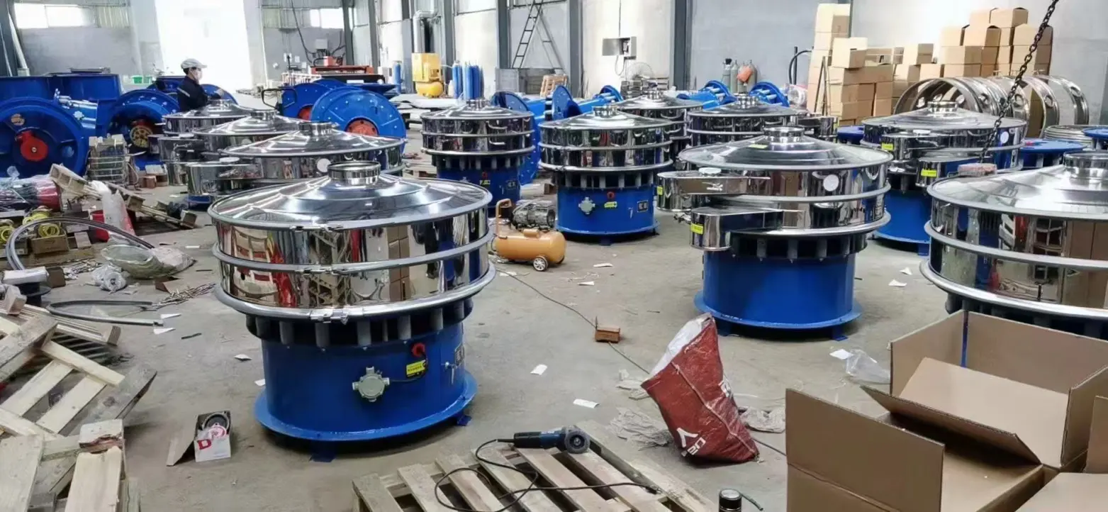 Tela vibratória rotativa - Tela Vibratória - foodmachtech